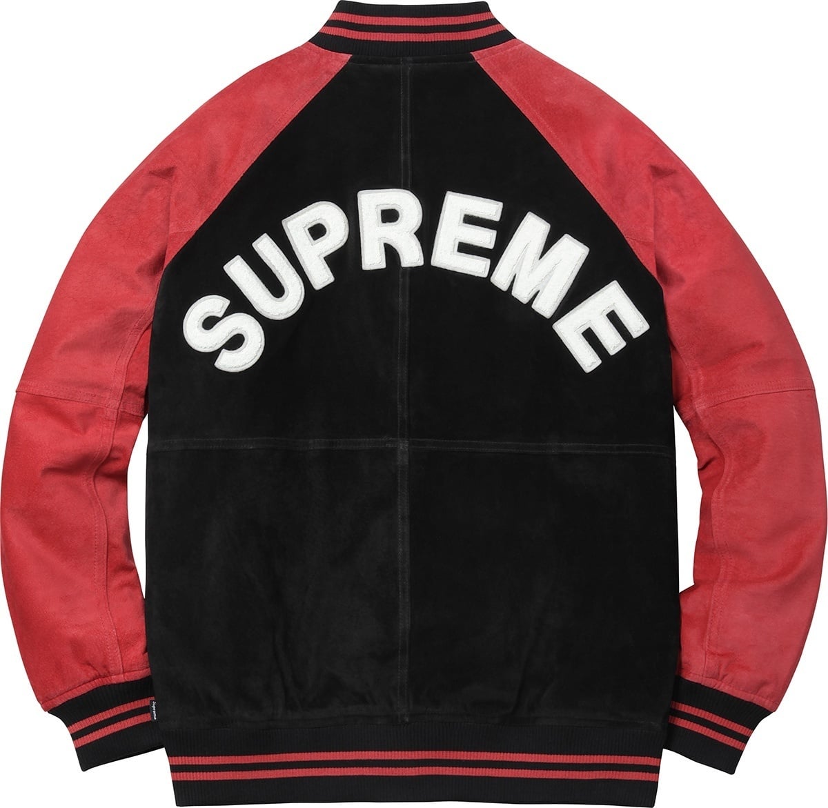 Suede Varsity Jacket view 3
